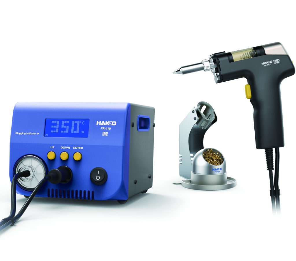 Hochleistungs-Entlötstation HAKKO FR-410 - TBK - Absaugtechnik, Löten ...